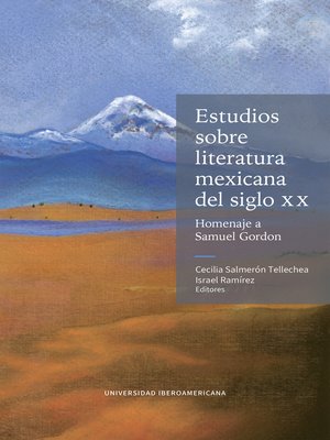 cover image of Estudios sobre literatura mexicana del siglo XX